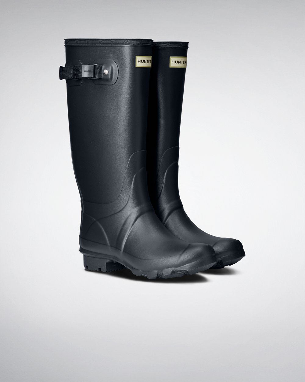 Galochas Largas Hunter Feminina Azul Marinho - Huntress Leg - 41UGINJOQ